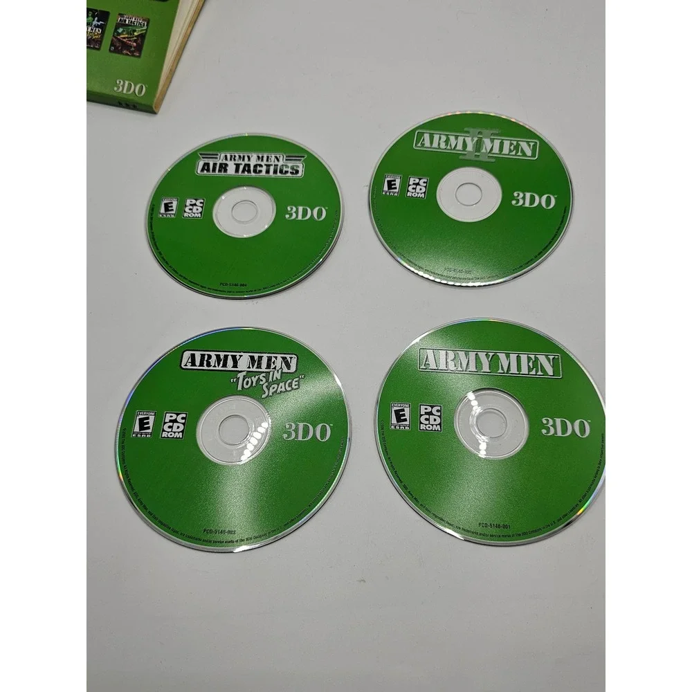 Army Men Value Pack PC CD-ROM 4-Game Collection 3DO Toys in Space Air Tactics